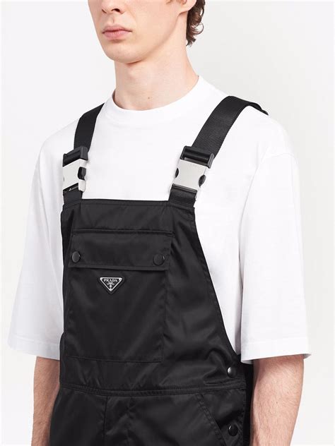 mens black prada vest|Prada overalls men's.